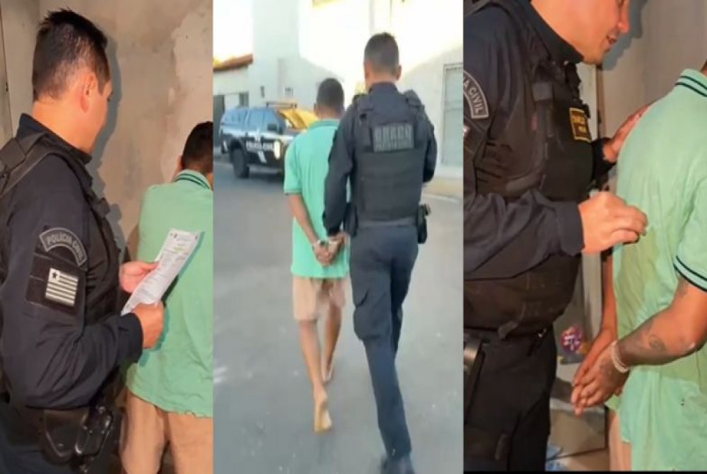 Imagem da Not&iacute;cia Foragido desde 2015 e ligado ao Bonde dos 40 � preso pelo DRACO na zona Norte de Teresina