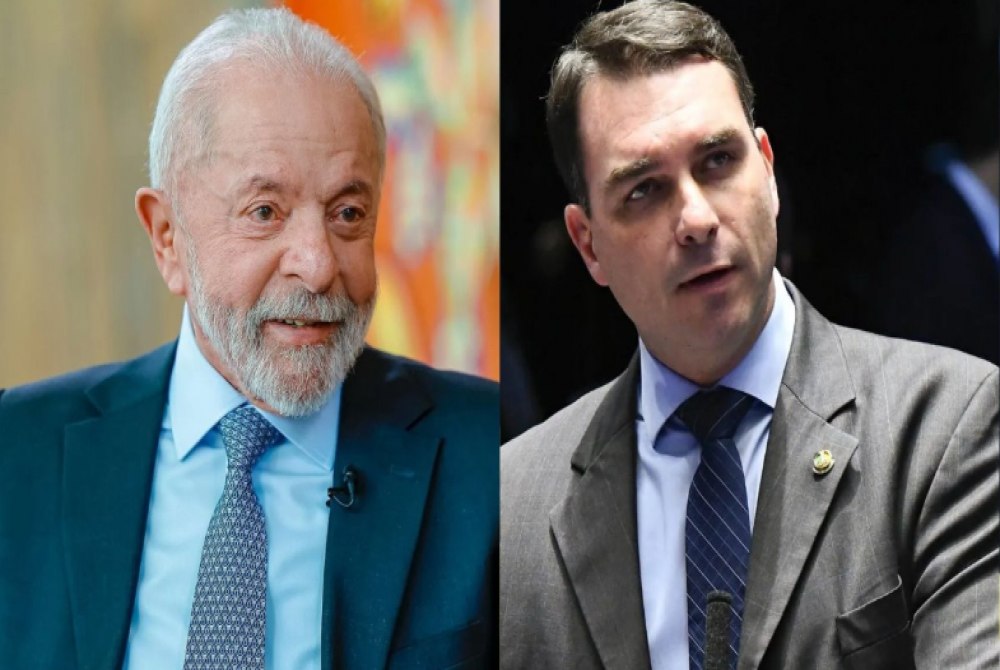 Imagem da Not&iacute;cia Pesquisa Quaest no 1� turno: Lula tem 39% e Fl�vio Bolsonaro aparece com 29%
