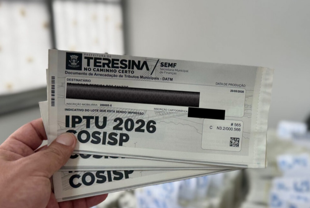Imagem da Not&iacute;cia IPTU e REFIS 2026 de Teresina tem prazo final de pagamento com desconto at� 30 de junho