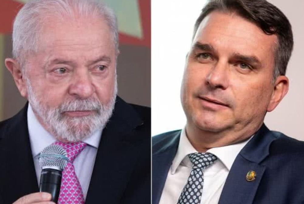 Atlas/Bloomberg: Lula tem 48,9% e Fl�vio Bolsonaro, 41,8%, no 2� turno ap�s �udio para Vorcaro