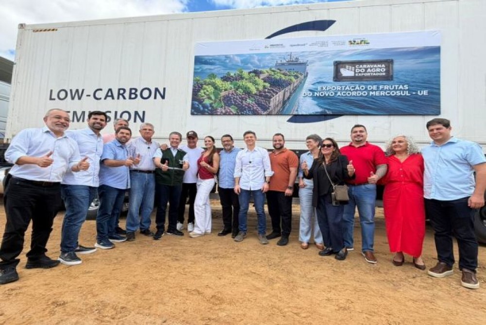 Caravana do Agro em Petrolina celebra embarque de uvas do Vale do São Francisco para a Europa sem tarifa Caravana do Agro em Petrolina celebra embarque de uvas do Vale do São Francisco para a Europa sem tarifa