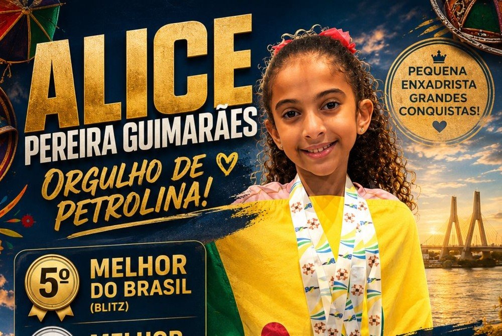 Jovem enxadrista de Petrolina faz hist�ria no Campeonato Brasileiro de Xadrez.