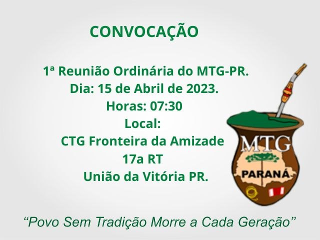 CONVOCAO