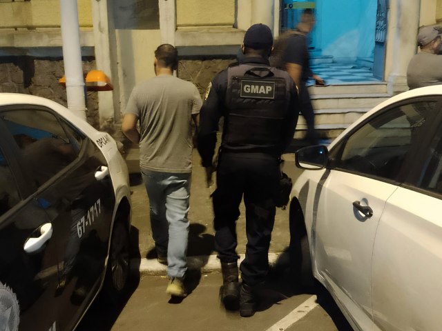 Guardas Municipais detm homem que descumpriu medida protetiva