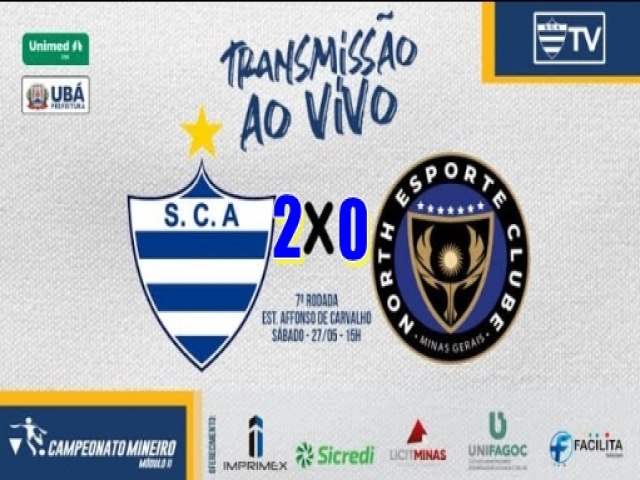 SPORT CLUB AYMORS VENCE POR 2 X 0 NORTH E  LDER DO CAMPEONATO MINEIRO MODULO 2-2023