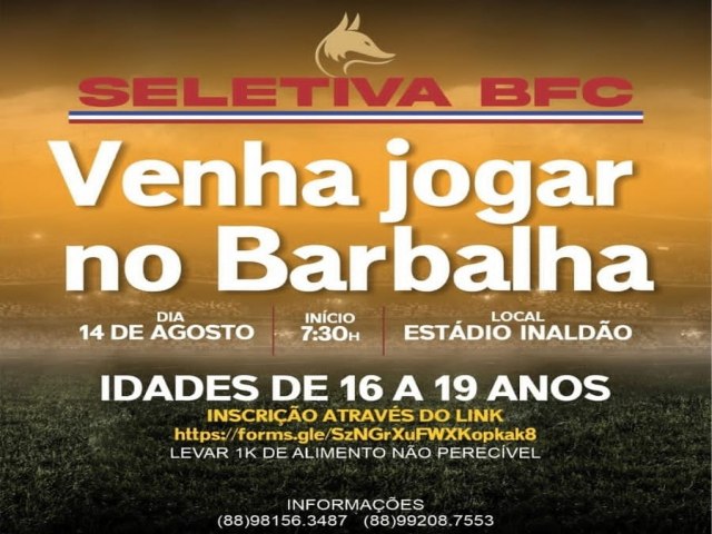 SELETIVA DO BARBALHA FC