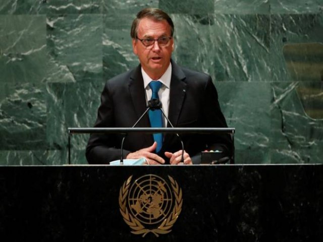 Bolsonaro discursa na ONU mostrando os avanços do Brasil