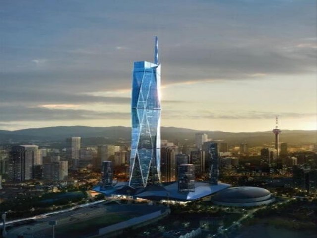 Segundo maior edifício do planeta está em plena construção