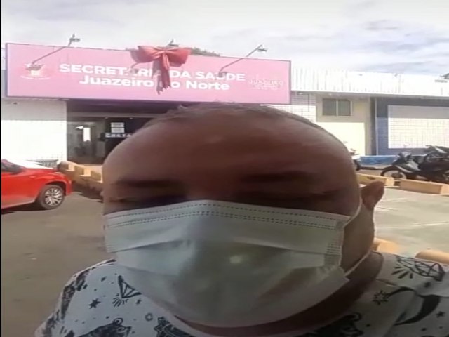 Cidadão denuncia o caos da Saúde Pública municipal de Juazeiro do NorteCE