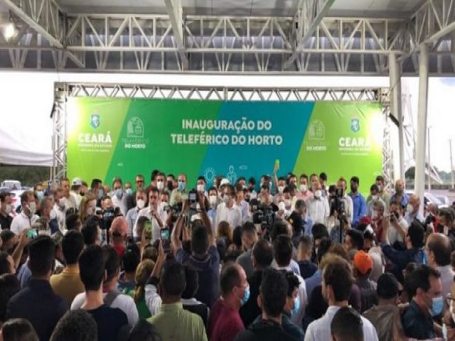 Vice-prefeito mentiu na inauguração do teleférico de Juazeiro do Norte/CE