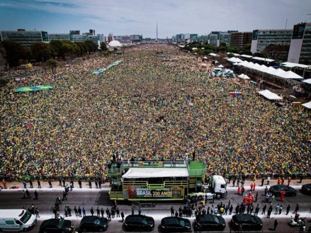 Com um público histórico, o 7 de setembro foi comemorado por milhões vestindo verde e amarelo em apoio ao presidente Bolsonaro
