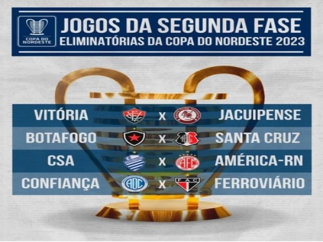 Jogos da segunda fase: eliminatrias da Copa do Nordeste 2023