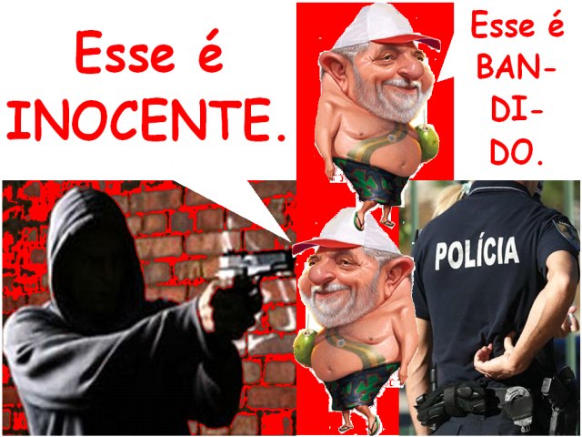 Lula volta a atacar policiais e a defender bandidos
