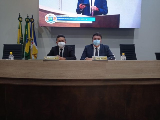 Câmara de Juazeiro do Norte: Sessão é marcada por participação de convidado e anúncio sobre obrigatoriedade do uso de máscara