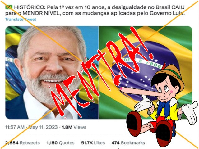 Esquerda usa dados do governo Bolsonaro para encobrir desastre social do governo Lula