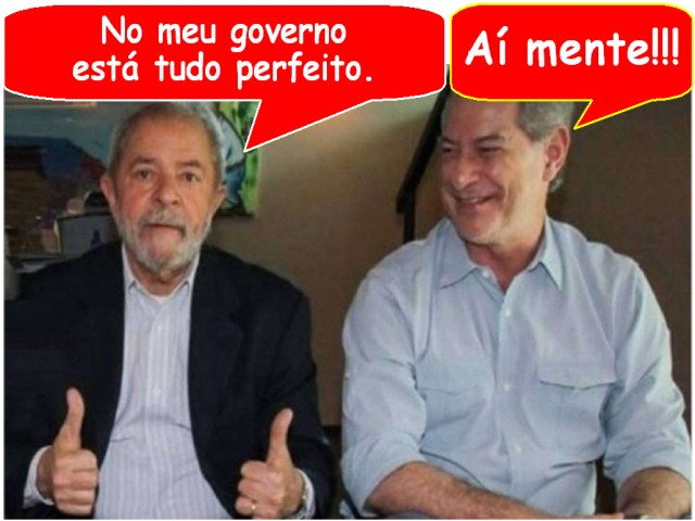 Ciro Gomes (PDT) volta a detonar seu ex-presidente Lula (PT)
