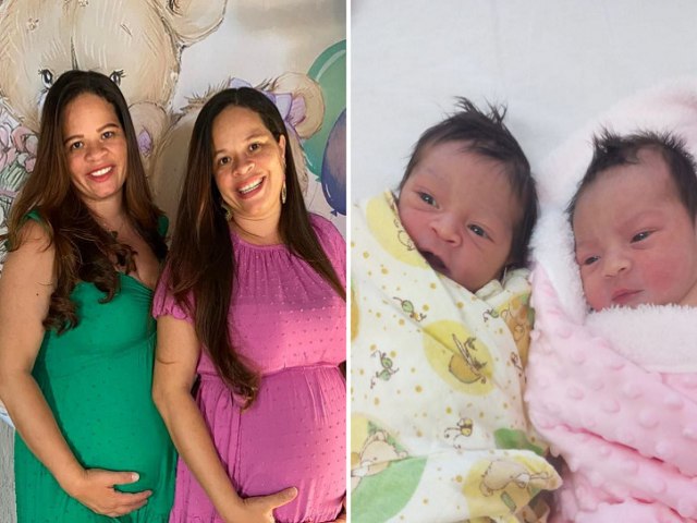 Irmãs gêmeas dão à luz no mesmo dia e nos mesmo hospital em que nasceram