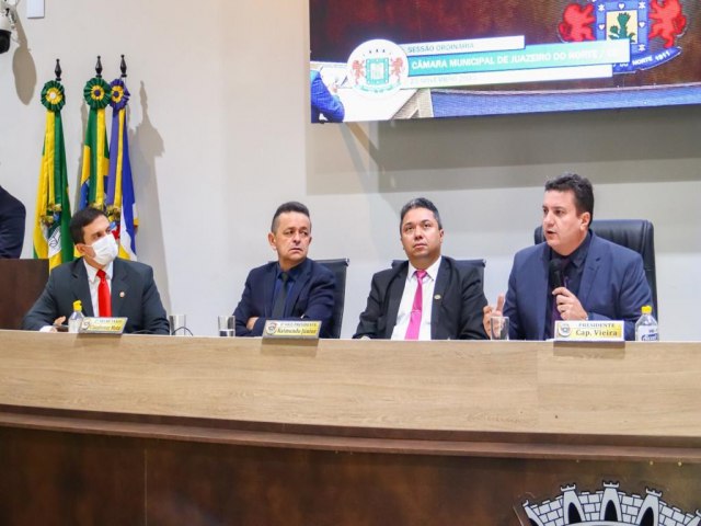 Câmara de Juazeiro do Norte: Sessão é marcada pela participação do promotor de Justiça André Barroso