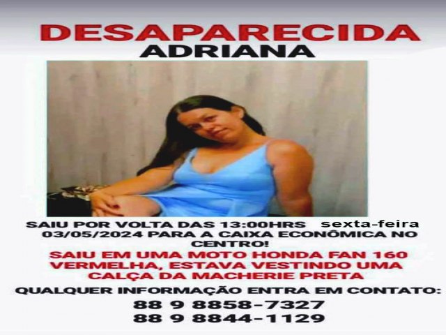 Aonde est Adriana Santos Silva?