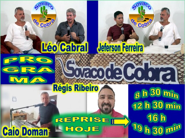 PROGRAMA SOVACO DE COBRA SER REPRISADO HOJE (22.06) EM 4 HORRIOS DIFERENTES
