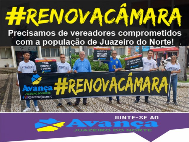 Avana Juazeiro avanar na campanha Renova Cmara