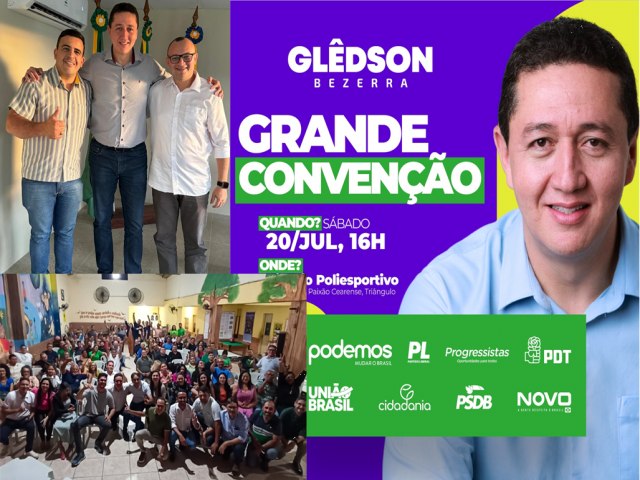 Juazeiro do Norte/CE: Pr-candidatura do prefeito Gldson Bezerra (PODE) se articula e ganha novo apoio