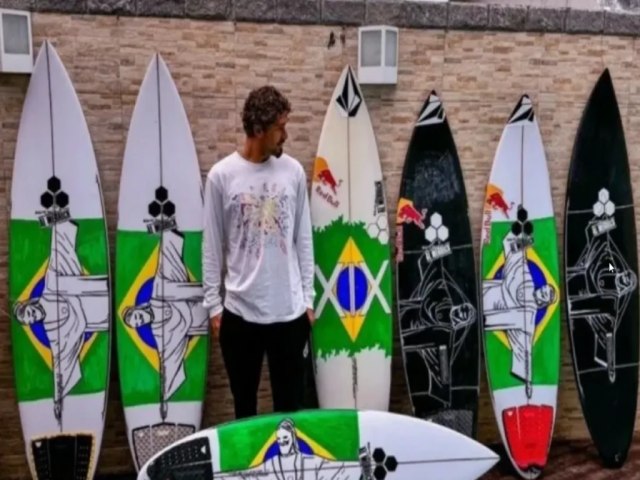 Olimpadas: Surfista brasileiro  proibido de usar pintura do Cristo