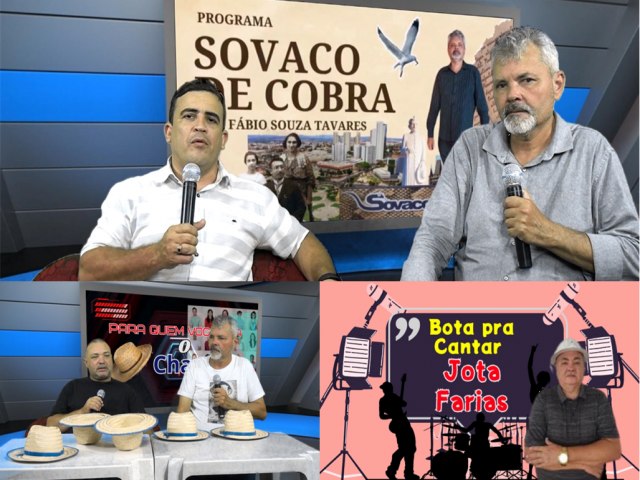 Programa Sovaco de Cobra de hoje (02.08) traz Alexandre Sobreira, Branco e a sonoridade de Jota Farias