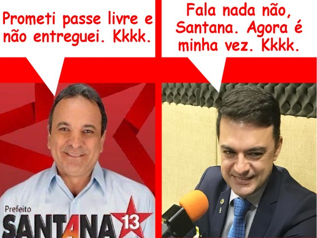 ELEIES JUAZEIRENSES: O SANTANA DE HOJE PROMETE O QUE O SANTANA DE ONTEM NO CUMPRIU