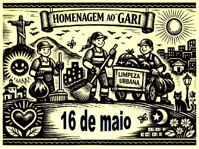VIVA O GARI, GUARDIÃO DA SAÚDE COLETIVA! VIVA O GARI, GUARDIÃO DA SAÚDE COLETIVA!