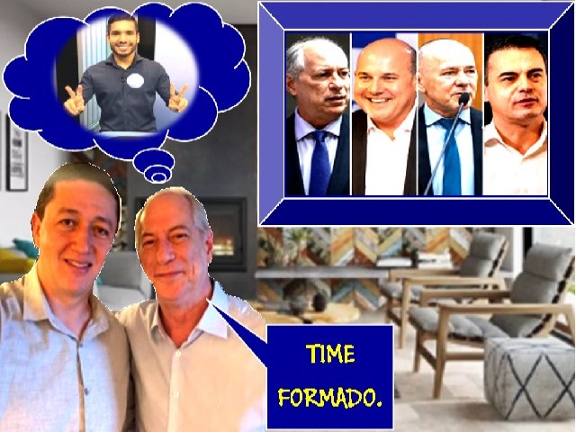 Com chapa majoritária formada, time de Ciro cai em campo. Com chapa majoritária formada, time de Ciro cai em campo.