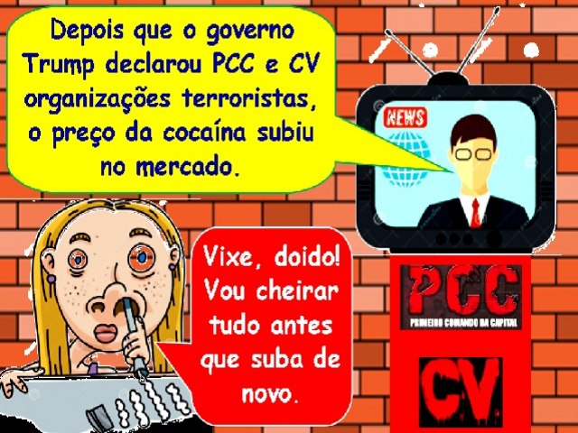 A subida do pre�o da coca�na e o surto de Gleisi Hoffmann