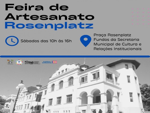 Feira de artesanato Rosenplatz estreia neste sbado