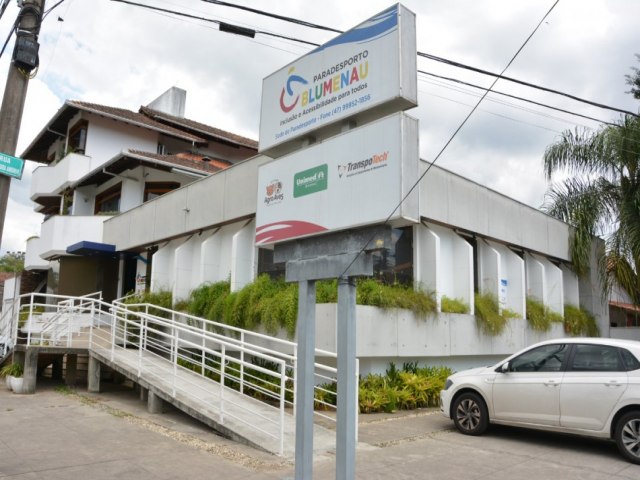 Secretaria de Incluso da Pessoa com Deficincia e Paradesporto inicia atividades em Blumenau