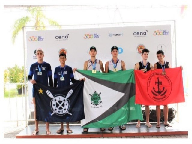 Remo de Blumenau conquista 10 medalhas na primeira Etapa do Campeonato Estadual