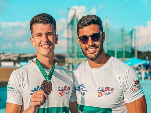 Atleta blumenauense conquista medalha de bronze no Campeonato Brasileiro Sub-20 de Atletismo