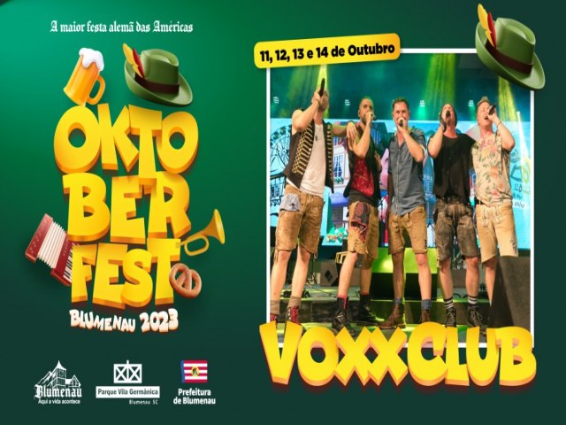 VoxxClub  a terceira atrao internacional confirmada para a 38 Oktoberfest