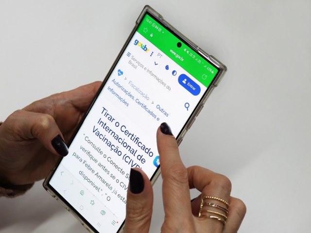 Certificado Internacional de Vacinao passa a ser emitido on-line pelo usurio