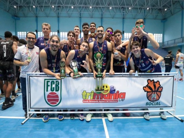 Basquete masculino de Blumenau  bicampeo Catarinense na categoria sub-22