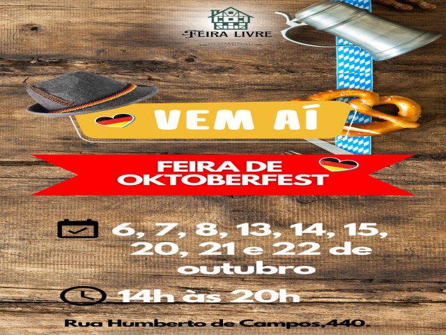 Semmas promove a Feira da Oktoberfest