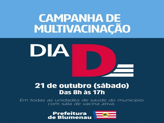 Dia D de multivacinao acontece neste sbado, dia 21