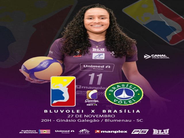 Bluvolei entra em quadra nesta segunda-feira pela Superliga