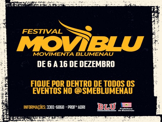 Festivais esportivos movimentam Blumenau em dezembro