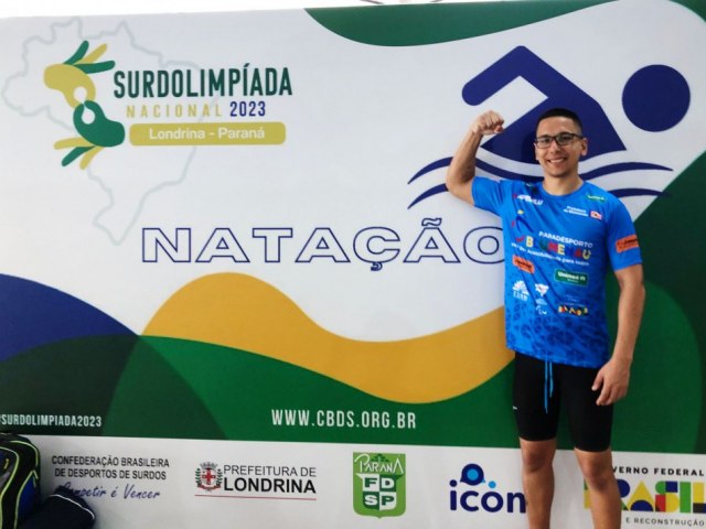 Paratleta de Blumenau conquista oito medalhas na Surdolimpada Nacional