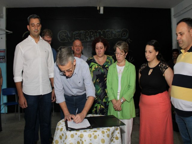 Escola do bairro Fortaleza  contemplada com ordem de servio para construo de nova quadra