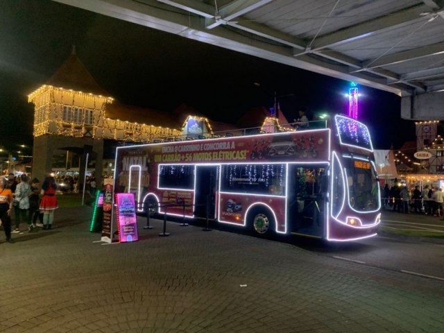 Natal em Blumenau vai proporcionar passeios temticos gratuitos pelo City Tour