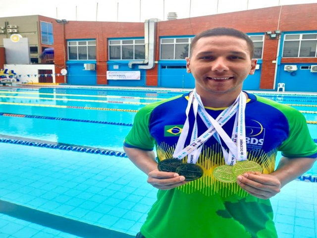 Blumenauense conquista quatro medalhas nos Jogos Sul-Americanos de Surdos