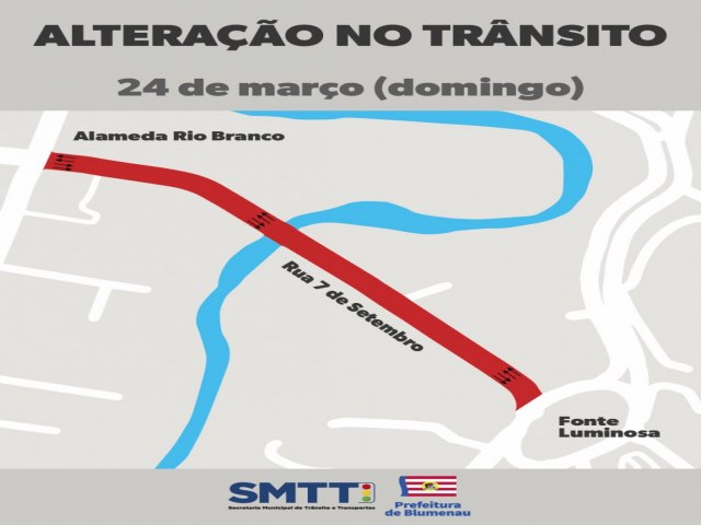 Trnsito na rea central da cidade ser alterado para a Maratona Internacional neste fim de semana