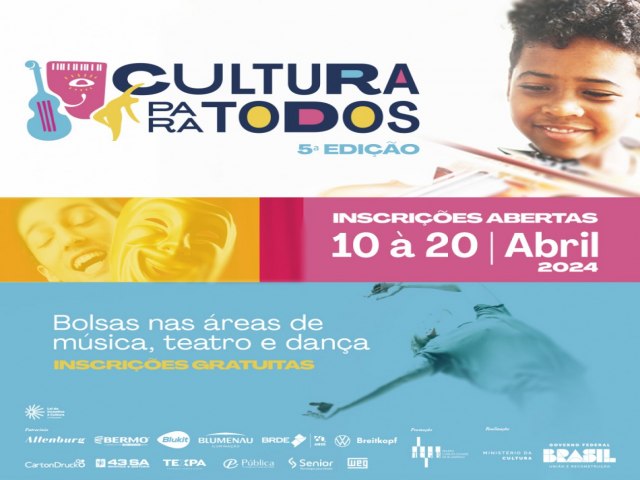 Teatro Carlos Gomes recebe inscries para bolsas de estudo gratuitas