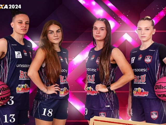 Basquete Feminino de Blumenau arrecada donativos para o Rio Grande do Sul em partida no Galego